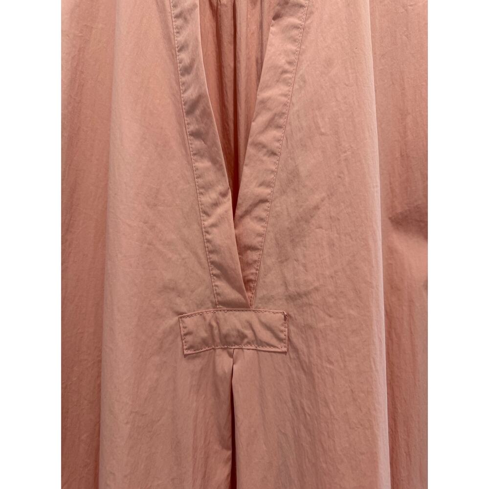 Free People Eva Plunging Shirt Dress Oversized Relaxed Size M Preppy - Picture 8 of 15